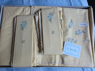 lenzuolo matrimoniale vintage 