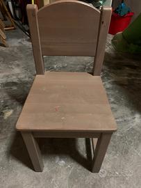 Sedia SUNDVIK, tavolo MAMMUT bambino IKEA