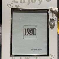 Porta foto legno bianco