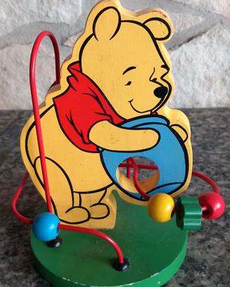 Gioco Vintage in legno Winnie the Pooh originale 
