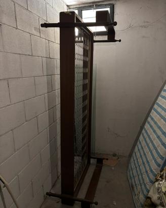 Letto singolo rete e materasso