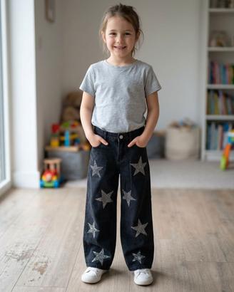 Jeans Zara bambina nero