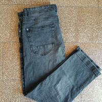 Jeans uomo grigio Oviesse tg 52 comfort fit denim