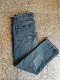 Jeans uomo grigio Oviesse tg 52 comfort fit denim