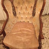 Coppia di poltrone stile anni 60 