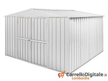 Box in Acciaio casetta giardino 360x345cm bianco