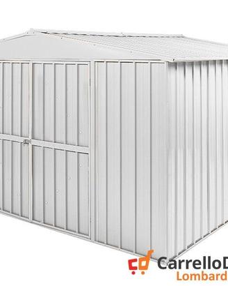 Box in Acciaio casetta giardino 360x345cm bianco