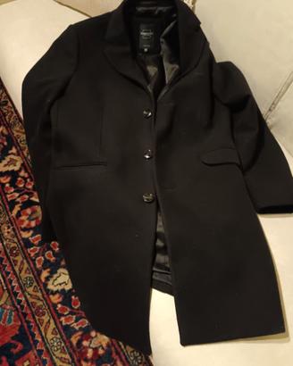 Cappotto nero classico da ragazzo/uomo