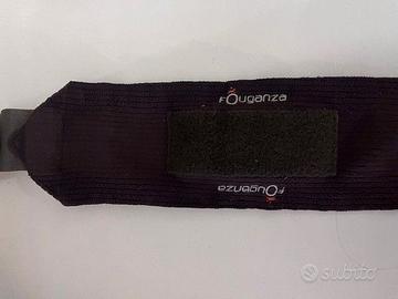 Fasce in pile Fouganza marroni, 2 pezzi