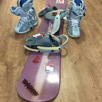 Snowboard Salomon + scarponi n.38