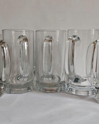 Boccali birra vintage nuovi