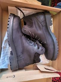 wrangler scarponici pelle nere nuovi 40