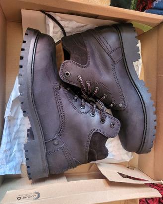 wrangler scarponici pelle nere nuovi 40