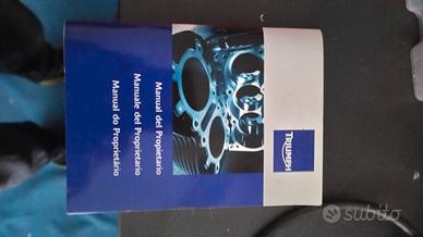 libretto manutenzione bonville Triumph 