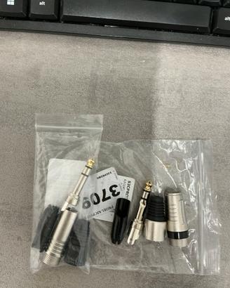 jack stereo 6,3 proel s3cpro da saldare coppia