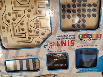 gioco 5 in 1 wooden mind puzzle