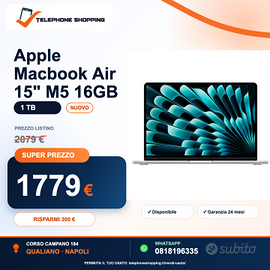Macbook Air 15" M5 16GB 1 TB