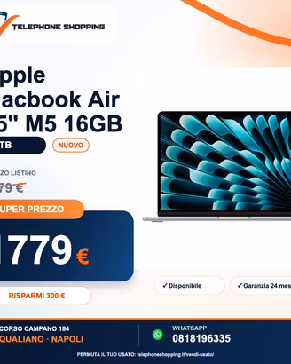 Macbook Air 15" M5 16GB 1 TB