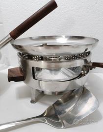 F.LLI CALDERONI INOX  CREPIERA  Modernariato