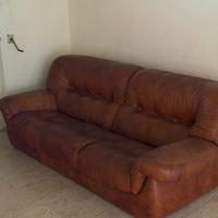 Divano 3 posti + due divani singoli anni 70