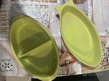 Set 2 terrine terracotta per forno la Castellana