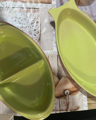 Set 2 terrine terracotta per forno la Castellana