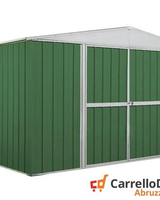 Box in lamiera di Acciaio 360x260cm 9mq verde