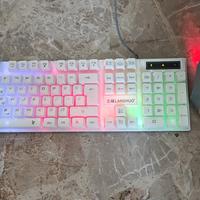 Tastiera + mouse retroilluminati