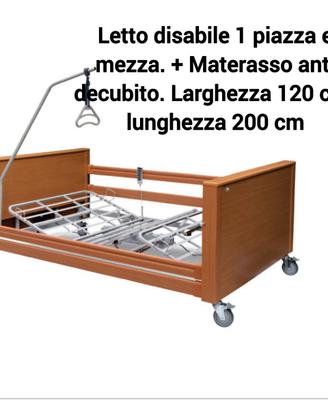 Letto disabili elettrico 7 funzioni