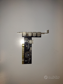 Scheda Pci 5 prese USB