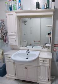 Mobile bagno vintage legno vero