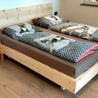 Letto in cirmolo 220x180cm