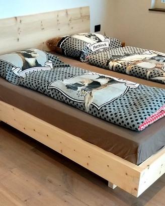 Letto in cirmolo 220x180cm
