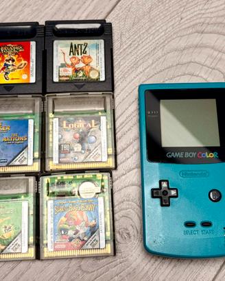 Nintendo GAME BOY Color  originale + 6 giochi