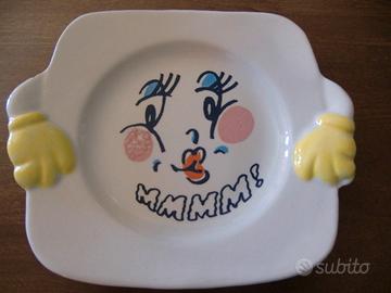 Piatto ceramica MMM La Castellana per Giglio
