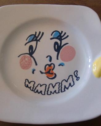 Piatto ceramica MMM La Castellana per Giglio