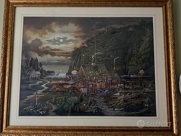 stampa Charles Wysocki con cornice – 100x80 cm