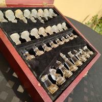 Scacchiera scacchi in vetro Florence