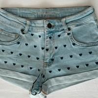 Subdued short in jeans