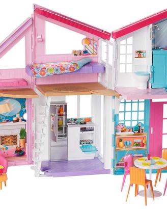 Barbie Casa Di Malibu Richiudibile Su Due Piani