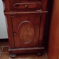 comodino in legno Anni 40