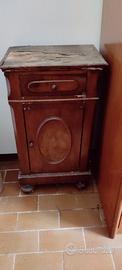 comodino in legno Anni 40