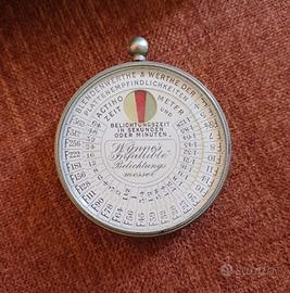 Misuratore esposizione fotografica vintage 