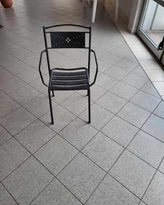 SEDIA NIZZA CON BRACCIOLI