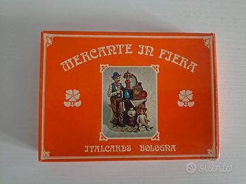 Gioco mercante in fiera, italcards bologna vintage