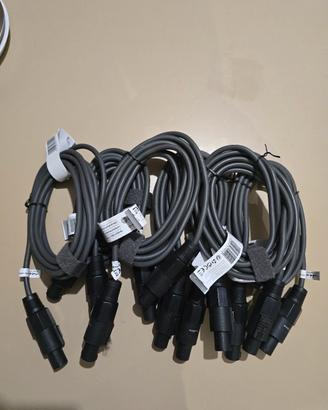 6 cavi speakon 3 metri