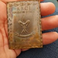 a.s.c.i. scout scudetto da braccio metallico, vera