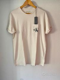 T-shirt logo vintage Calvin Klein Jeans