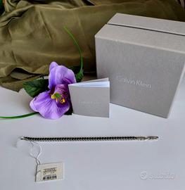 Bracciale tennis zirconi neri Calvin Klein 