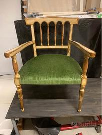 Sedia vintage restaurata